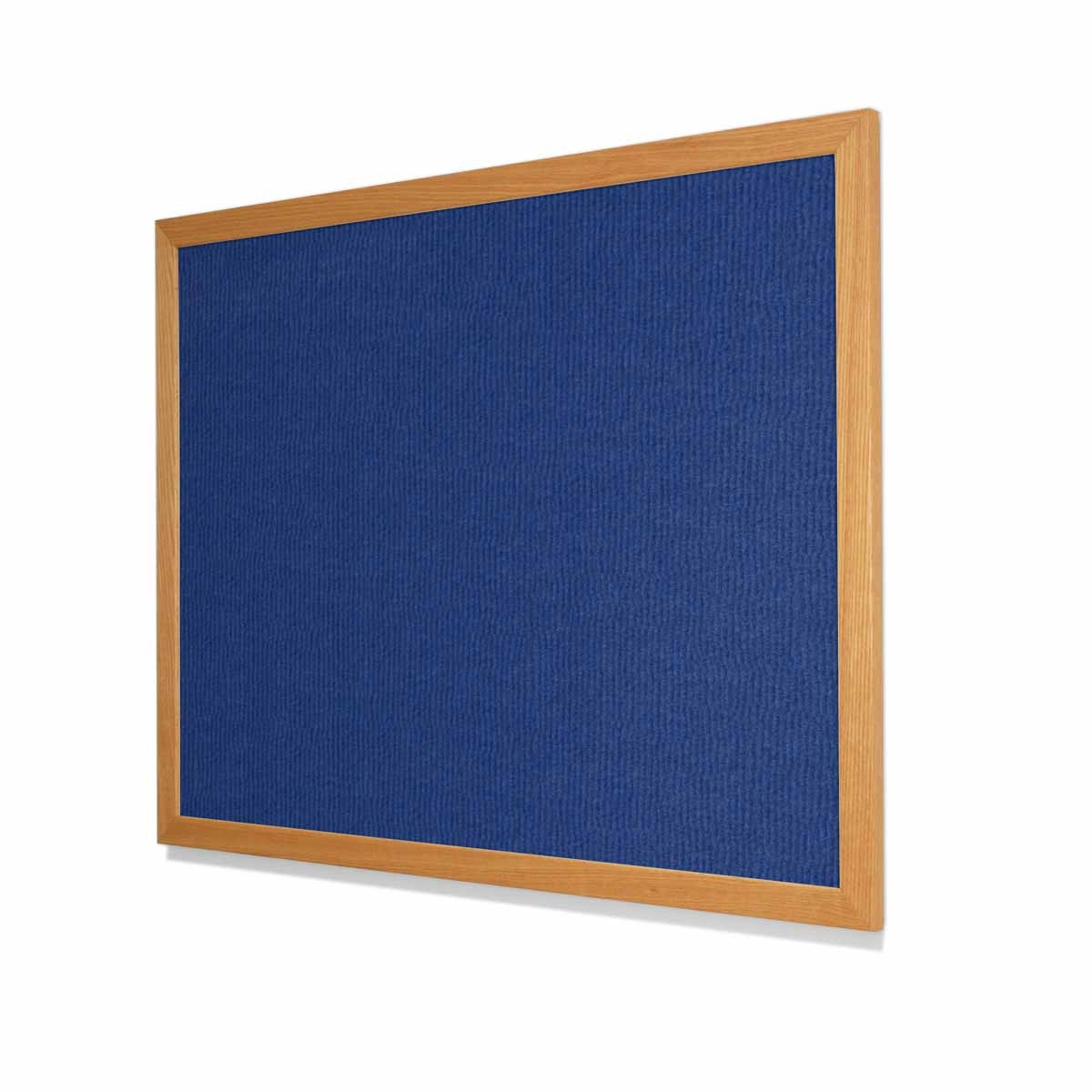 Monarch Ribbed VELCRO® Compatible Cork Board with Red Oak Frame